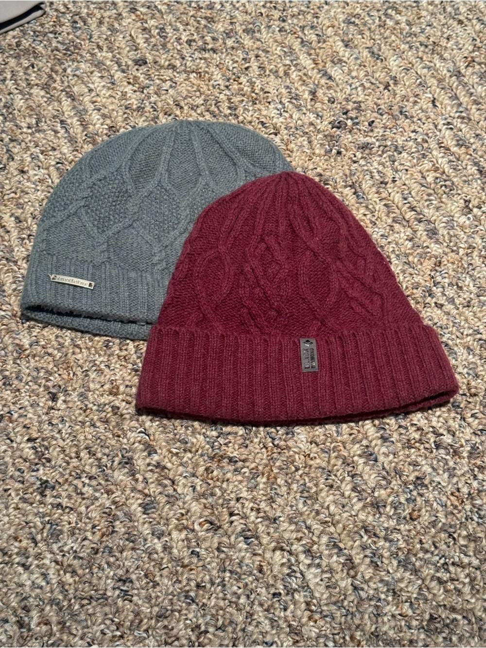 Beanie Bundle! Black Diamond & Turtlefur Knitted Beanies, Like New Condition